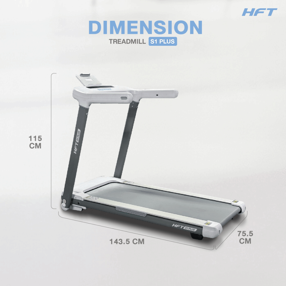 ลู่วิ่งไฟฟ้าพับได้ HOMEFITTOOLS มอเตอร์ DC 2.5 HP รุ่น S1 PLUS_7